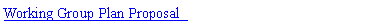 Text Box: Working Group Plan Proposal  